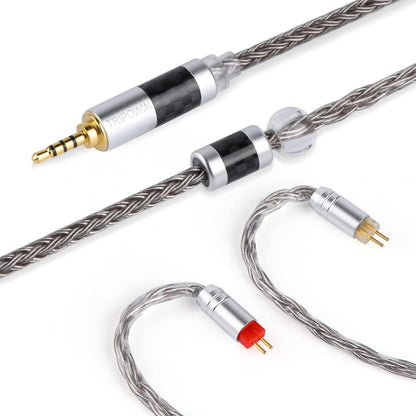 Zonie 16 Core Silver Plated Cable SPC Earphone Cable for BL03 TRN V90 V80 AS10 ZS10 ZS6 ES4 ZST ZSR Iems (2Pin 0.78-3.5Mm, Grey)